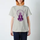 『Nothing Is Real』-- IN SUZURIの只管打坐h.t.　紫 Regular Fit T-Shirt