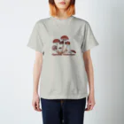 I love mushroom🍄の見つけたら食べちゃうシリーズ no.1 2 クリタケ Regular Fit T-Shirt