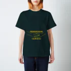 『Nothing Is Real』-- IN SUZURIの仏印h.t.(法界定印）黄 Regular Fit T-Shirt