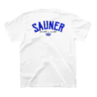 Super Sauna StyleのSAUNER1137 Blue Regular Fit T-Shirtの裏面