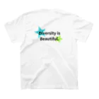 発達でこぼこショップのASD「Authentic Sensitive Designer」 - あなたの独自の感性を尊重するアイテム Regular Fit T-Shirtの裏面
