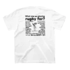 EXCEED_ZAKKAの府中市のラグビーチームNFRFC'07のＴシャツ Regular Fit T-Shirtの裏面