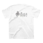 ドニワ部のいろいろ遮光器土偶たち Regular Fit T-Shirtの裏面
