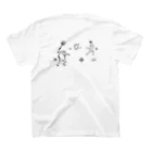 WAMI ART　ホツマツタヱ同好会の庭球蛙(文字ありバージョン) Regular Fit T-Shirtの裏面