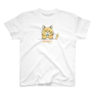 chi-bitのNO CAT, NO LIFE（茶トラ×緑茶） Regular Fit T-Shirt