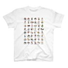 にゃんぱく岐阜＆岐阜モルモット「ニャンマート＆モルマート」の４７都道府県モルモット Regular Fit T-Shirt