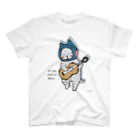 ほっかむねこ屋（アトリエほっかむ）のギターねこ Regular Fit T-Shirt