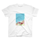 はっちゃんの空とコスモス Regular Fit T-Shirt