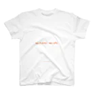 EXCEED_ZAKKAのNO FUCHU, NO LIFE.（オレンジ） Regular Fit T-Shirt