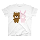 少食腹ペコガールデザイナーはなこのくま Regular Fit T-Shirt