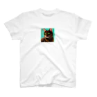 Satochuのハバナブラウン Regular Fit T-Shirt