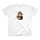 秀作カレーのカレーを食べる作曲家（イラスト小） Regular Fit T-Shirt