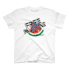 otemochanのFREE PALESTINE Regular Fit T-Shirt