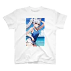 魔法猫少女ルナの魔法猫少女ルナ ビーチ17 高校生 Regular Fit T-Shirt