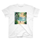 Paradise ExploreのPalm Breeze Bliss Regular Fit T-Shirt
