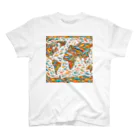 ばばちゃんの魚の世界地図 Regular Fit T-Shirt