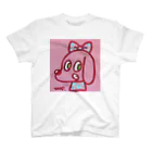 ゆるふわんにゃんのPOPDogピンク Regular Fit T-Shirt