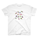 なおこストアの虹色ねこ＊リリー Regular Fit T-Shirt