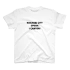 design PSICHE shopの【カラーが選べる】I CANTORI応援グッズ｜黒ロゴ　Tシャツ Regular Fit T-Shirt