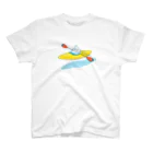 くらきち ONLINE SHOPのねこタイツ カヤック Regular Fit T-Shirt