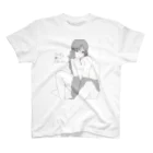 ﾍﾟﾝﾈｺのさんざん壊してきたくせに。肌色グレー Regular Fit T-Shirt