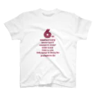 Cafe Lounge & Library pratimākrrm cĥā -ゆるやかな彫刻-の6周年記念Ｔ Regular Fit T-Shirt