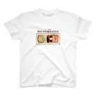 松洋堂/SYOYODO　SUZURI店の【ドーナツ倶楽部】オリジナルTシャツB - White Regular Fit T-Shirt