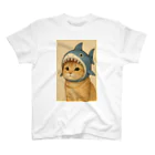 ninja-C0wDuT9c0wGbのサメ猫 Regular Fit T-Shirt