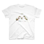 tomorebiのしずかな守り手｜垂れ耳うさぎ Regular Fit T-Shirt