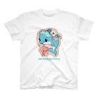 ワッペンアニマルワールドのイルカちゃんスカイミント（ワッペンアニマル） Regular Fit T-Shirt