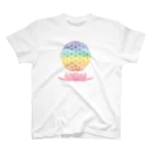 神聖幾何学屋の虹FOLと蓮 Regular Fit T-Shirt