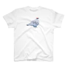 kazefukikoの雷鳥 手刺繍風　Tシャツ Regular Fit T-Shirt