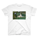 HermannStrasseのモネとグリーンイグアナ Regular Fit T-Shirt