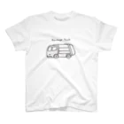 ぼんやり商会 SUZURI店のゴミ収集車さん（おとな） Regular Fit T-Shirt