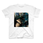 渦-UZU-Goods Shopのindigo Regular Fit T-Shirt