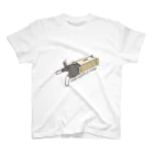 MasakitのHAKO NEKO SLYDINGTシャツ  くつした両面 Regular Fit T-Shirt