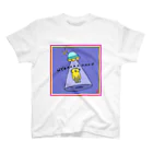 なで肩うさぎのTシャツ屋さんのUFOと黄色いネコ Regular Fit T-Shirt