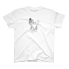 ARATA HOUSE GOODSのI’m happy to see you.｜イタグレ Regular Fit T-Shirt