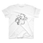 muuuuutosanのアル中クマ × 強酒（フロントプリント） Regular Fit T-Shirt