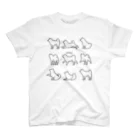 柴三堂のライン柴 Regular Fit T-Shirt
