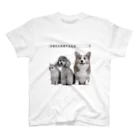 niuniunyuの多様性を尊重する社会with犬猫 Regular Fit T-Shirt
