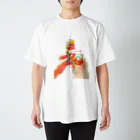 Piege du mielのRegarde moi(hau‘oli ブローチ) Regular Fit T-Shirt
