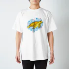 有限会社ケイデザインのウミガメさんの海【4】 Regular Fit T-Shirt