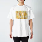 ウクレレピーナッツのにゃにゃにゃイエローネコ Regular Fit T-Shirt