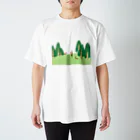 Nursery Rhymes  【アンティークデザインショップ】の春日野 Regular Fit T-Shirt