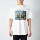 MUGEN ARTのモネ　エトルタの断崖  Claude Monet Regular Fit T-Shirt