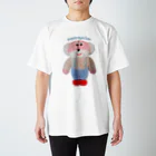 むにゅのピンクあまもにゃちゃん Regular Fit T-Shirt