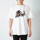 シラカワリュウ⚡RiuSHIRAKAWAの最後の空襲/Starless and The Last Air Raid Regular Fit T-Shirt
