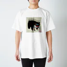 0#kのEating bear 7/9 Regular Fit T-Shirt