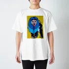 Otti Ouriの青いライオン黄色い風 Regular Fit T-Shirt